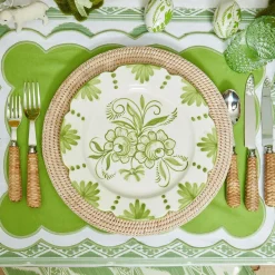 Seville Green Gardenia Dinner Plate|Mrs. Alice Sale