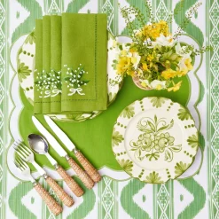 Seville Green Gardenia Starter Plate|Mrs. Alice Discount