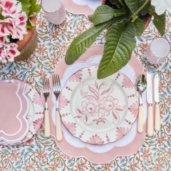 Seville Pink Gardenia Dinner Plate (Set Of 4)|Mrs. Alice Discount