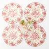 Seville Pink Gardenia Dinner & Starter Plates (Set Of 8)|Mrs. Alice Sale