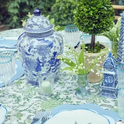 Small Blue Fluted Vase (Set Of 3)|Mrs. Alice Best