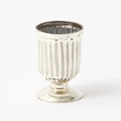 Small Mercury Fluted Vase (Pair)|Mrs. Alice Best