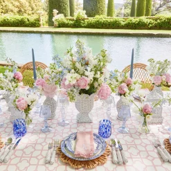 Small White Rattan Urn Vase|Mrs. Alice