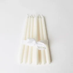Snow White Candles (Set Of 8)|Mrs. Alice Hot