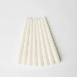 Snow White Candles (Set Of 8)|Mrs. Alice Hot