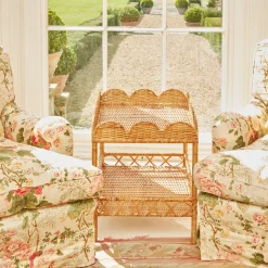 Sophia Rattan Side Table|Mrs. Alice Clearance