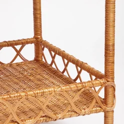 Sophia Rattan Side Table|Mrs. Alice Discount