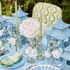 Spring Green Candles (Set Of 8)|Mrs. Alice New