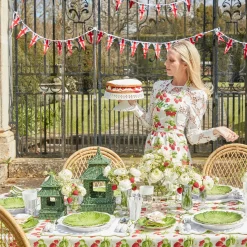 Strawberry Frilled Apron|Mrs. Alice Discount