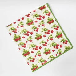 Strawberry Tablecloth|Mrs. Alice Clearance