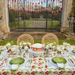 Strawberry Tablecloth|Mrs. Alice Clearance