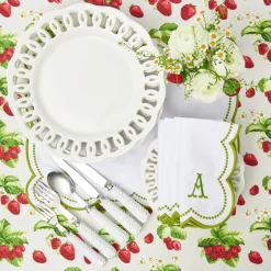 Strawberry Tablecloth|Mrs. Alice Clearance