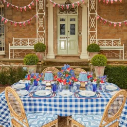 Strawberry White Linen Embroidered Napkins (Set Of 4)|Mrs. Alice New