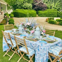 Sylvie Green Embroidered Placemats & Napkins (Set Of 4)|Mrs. Alice Discount