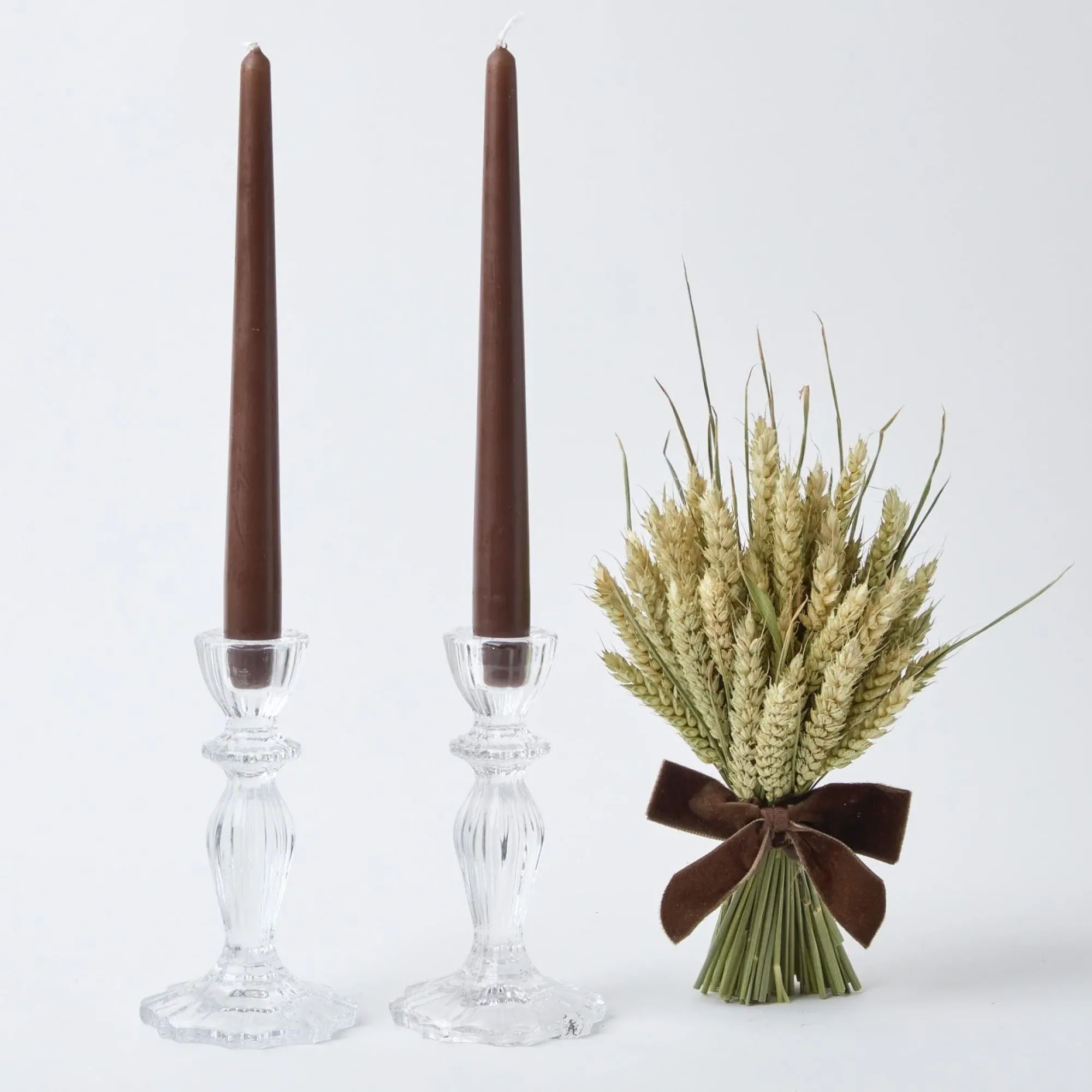 Tall Lace Edge Candle Holders (Pair)|Mrs. Alice Discount