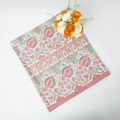 Valentina & Sylvie Blue/Orange Linen Set|Mrs. Alice New