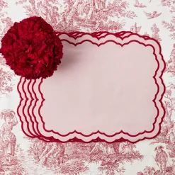 Valerie Pink Placemats (Set Of 4)|Mrs. Alice Sale