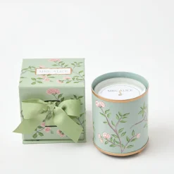 Velvet Oak Scented Candle & Pot Set|Mrs. Alice Best
