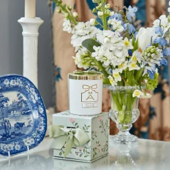 Velvet Oak Scented Candle & Pot Set|Mrs. Alice Best