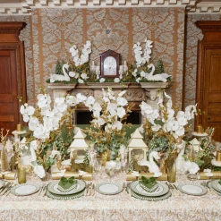 White & Gold Pagoda Lantern|Mrs. Alice Discount