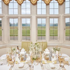 White & Gold Pagoda Lantern|Mrs. Alice Discount