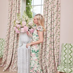 White Liliana Scalloped Rattan Pedestal And Urn|Mrs. Alice Online