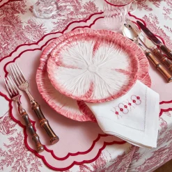 White Linen Xoxo Napkins (Set Of 4)|Mrs. Alice Discount