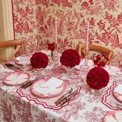 White Linen Xoxo Napkins (Set Of 4)|Mrs. Alice Discount