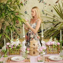 White Parrot Candle Holder (Pair)|Mrs. Alice Sale