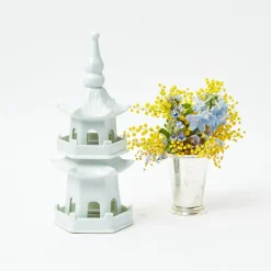 White Porcelain Pagoda|Mrs. Alice