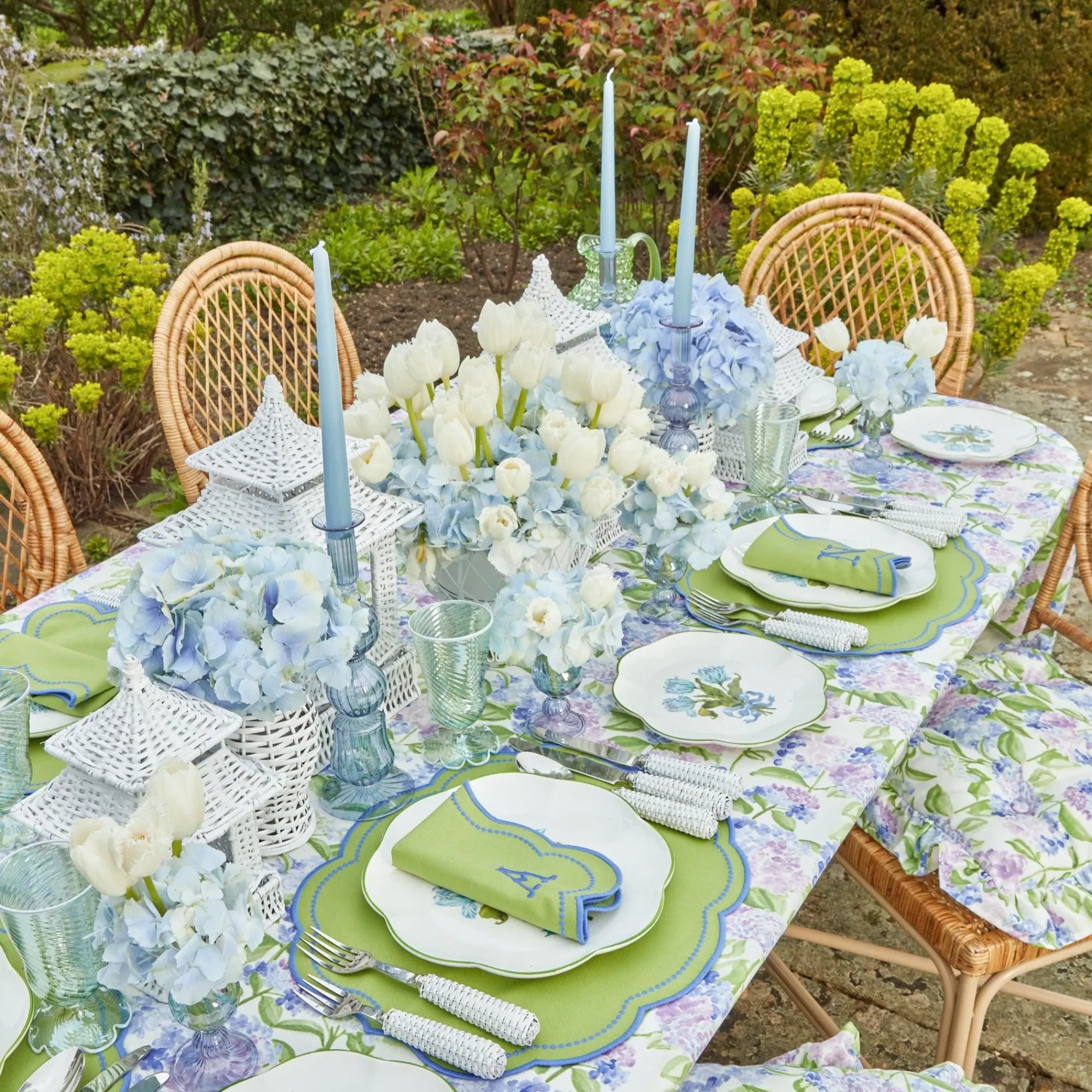 White Rattan Cutlery (5 Piece)|Mrs. Alice Outlet