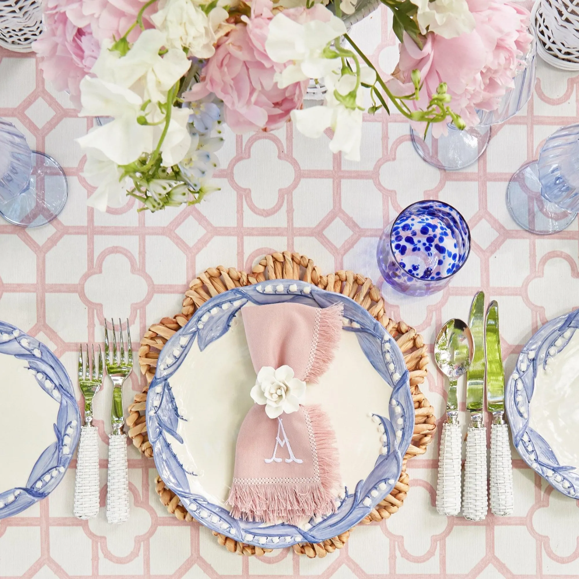 White Rattan Cutlery (5 Piece)|Mrs. Alice Outlet