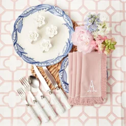 White Rattan Cutlery (5 Piece)|Mrs. Alice Outlet
