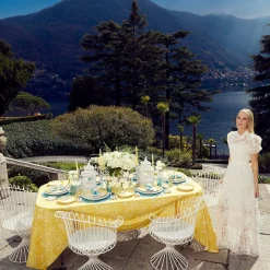 White Rattan Decoration Set|Mrs. Alice Clearance