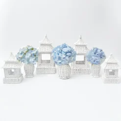 White Rattan Decoration Set|Mrs. Alice Outlet