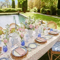 White Rattan Pagoda & Urn Vase Set|Mrs. Alice Discount