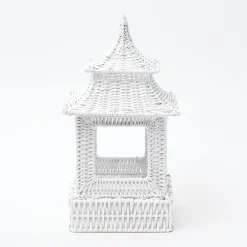 White Rattan Pagoda Lantern|Mrs. Alice
