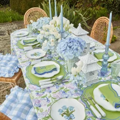 White Rattan Pagoda Lantern Set|Mrs. Alice Discount