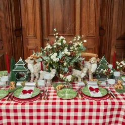 White Ribbon Water & Wine Glassware Set|Mrs. Alice New