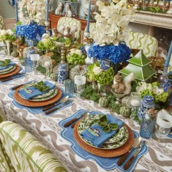 White Ribbon Water & Wine Glassware Set|Mrs. Alice New