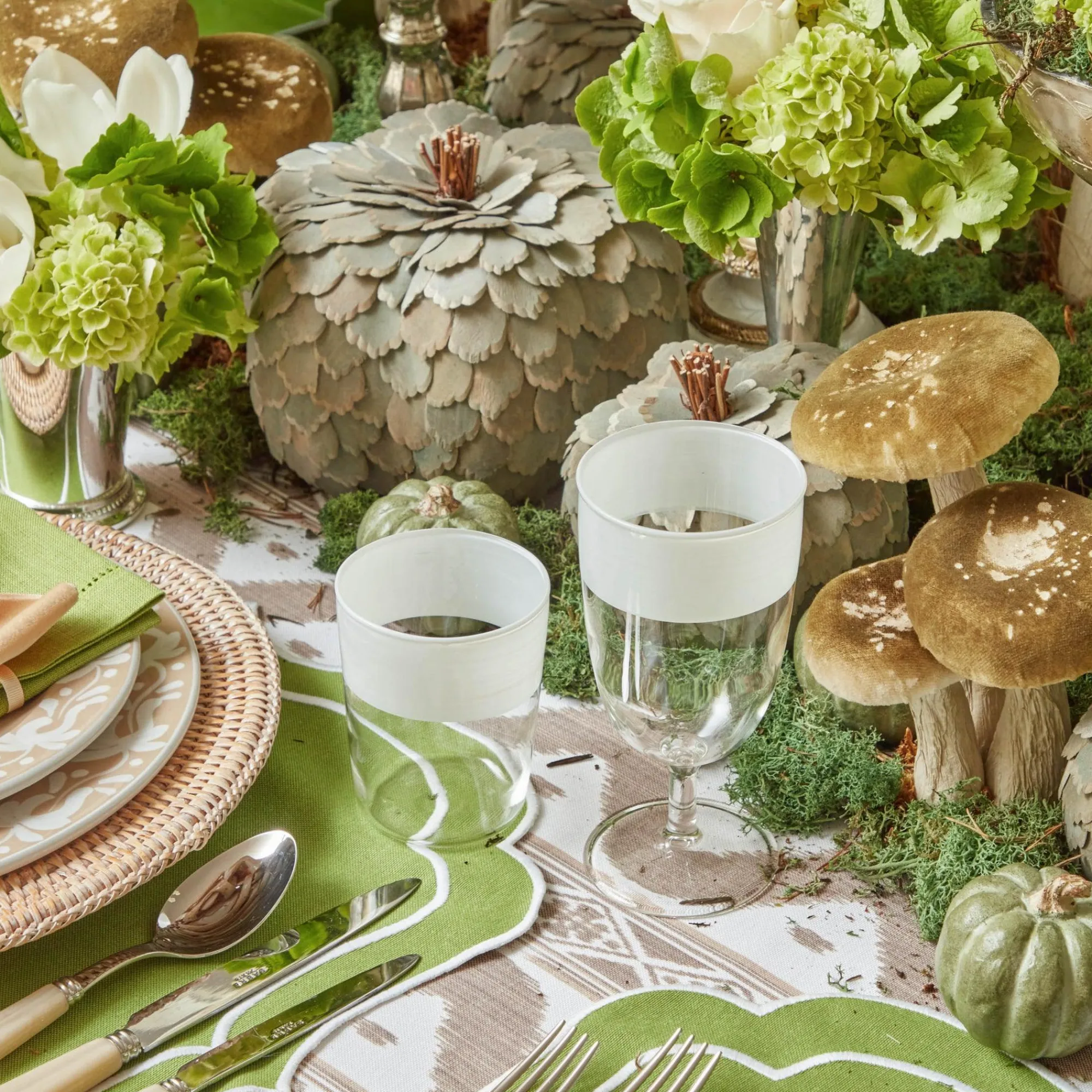 White Ribbon Water Glasses (Set Of 4)|Mrs. Alice Online