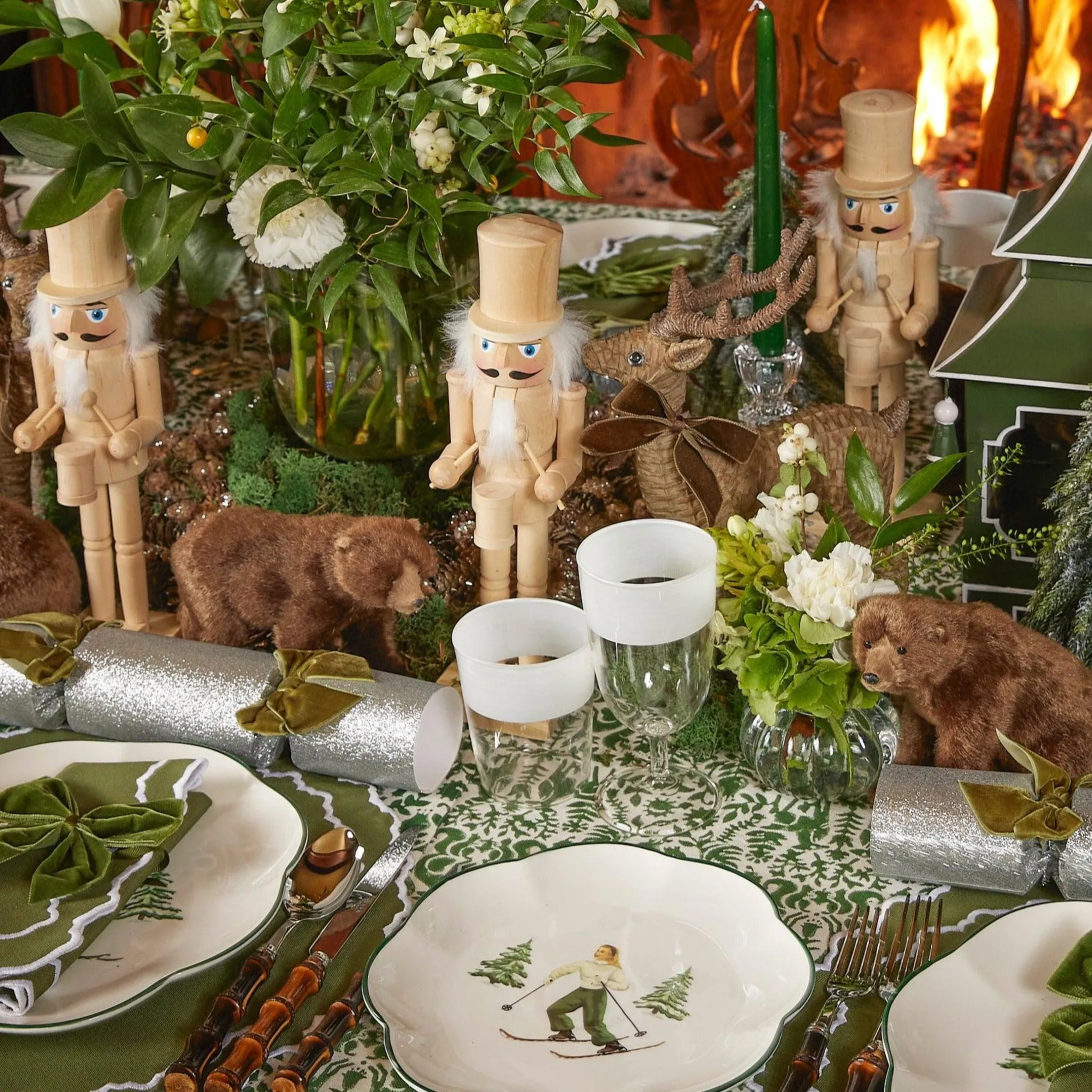 White Ribbon Water Glasses (Set Of 4)|Mrs. Alice Online