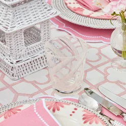 White Swirl Outdoor Glasses (Set Of 6)|Mrs. Alice Best