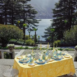 Yellow Capri Lettuce Dinner Plates (Set Of 4)|Mrs. Alice Clearance