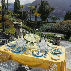 Yellow Capri Lettuce Starter Plates (Set Of 4)|Mrs. Alice Outlet