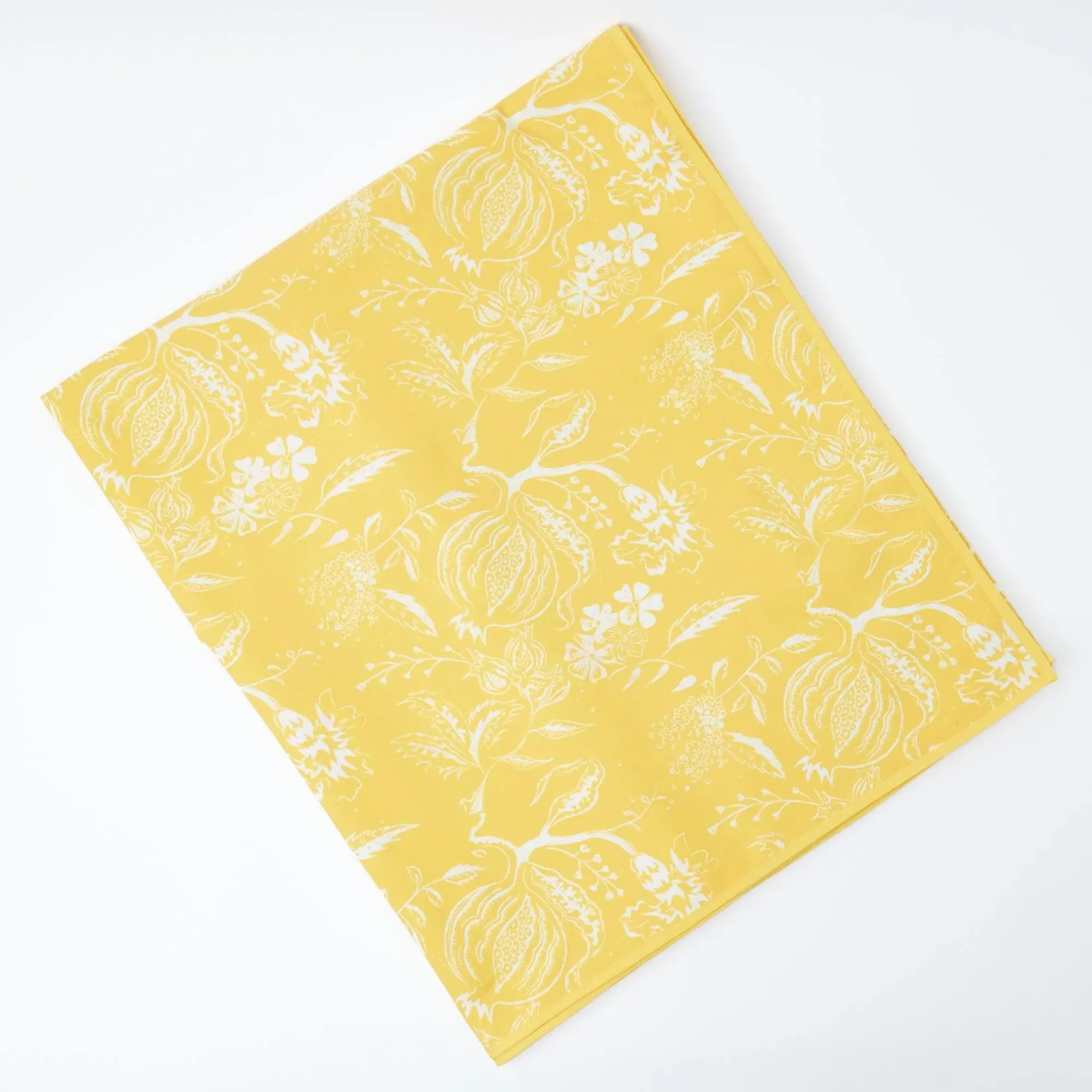 Yellow Melograno Tablecloth|Mrs. Alice Clearance