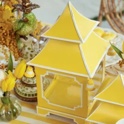 Yellow Pagoda Lantern Set|Mrs. Alice Online