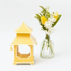 Yellow Pagoda Lantern Set|Mrs. Alice Sale