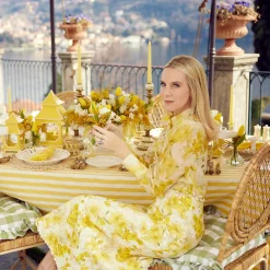 Yellow Pagoda Lantern Set|Mrs. Alice Sale